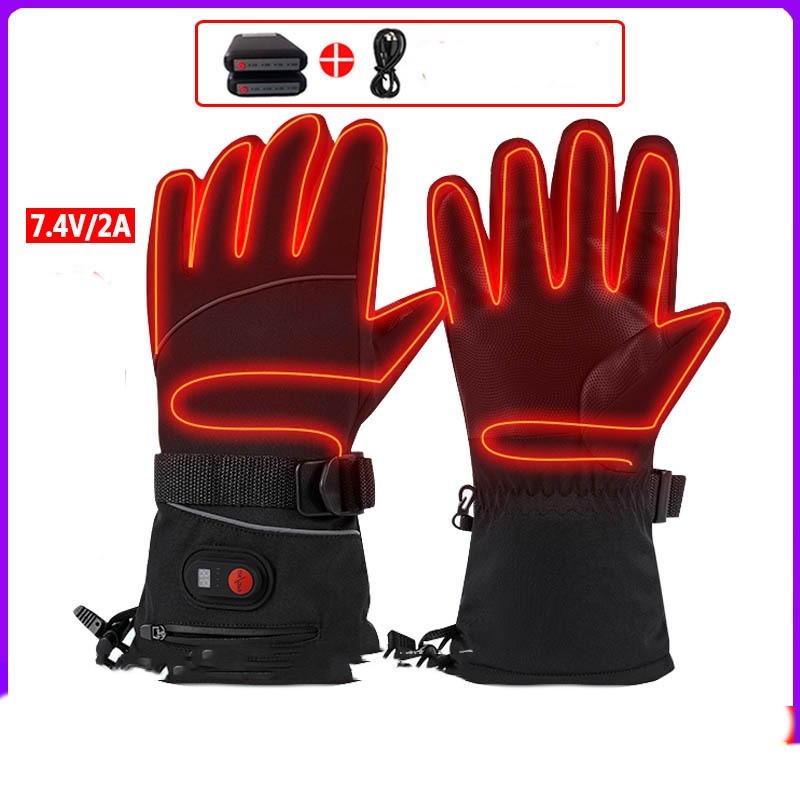 Heating Gloves Outdoor Skiing Cycling