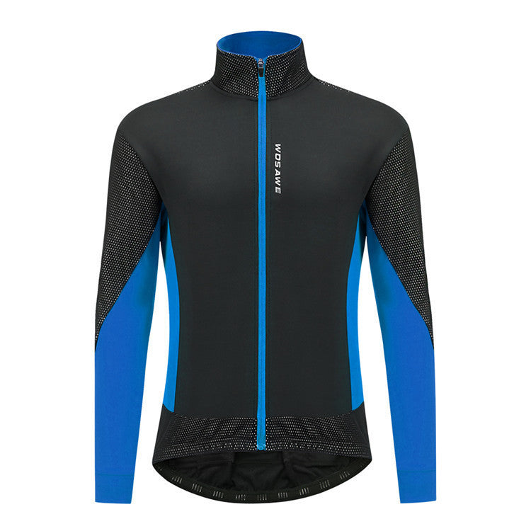 Autumn and winter cycling warm long-sleeved jacket