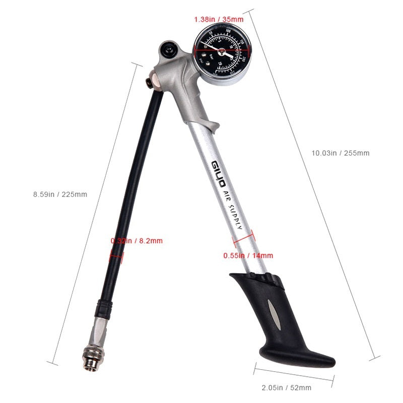 Mountain bike air fork pump