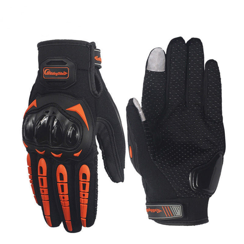 Men's long cycling gloves