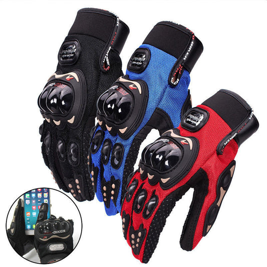 Men's long cycling gloves