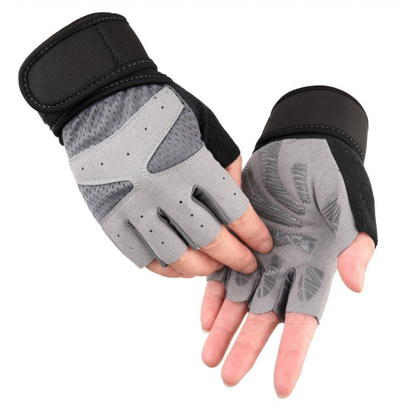 Cycling sports fitness half-finger gloves