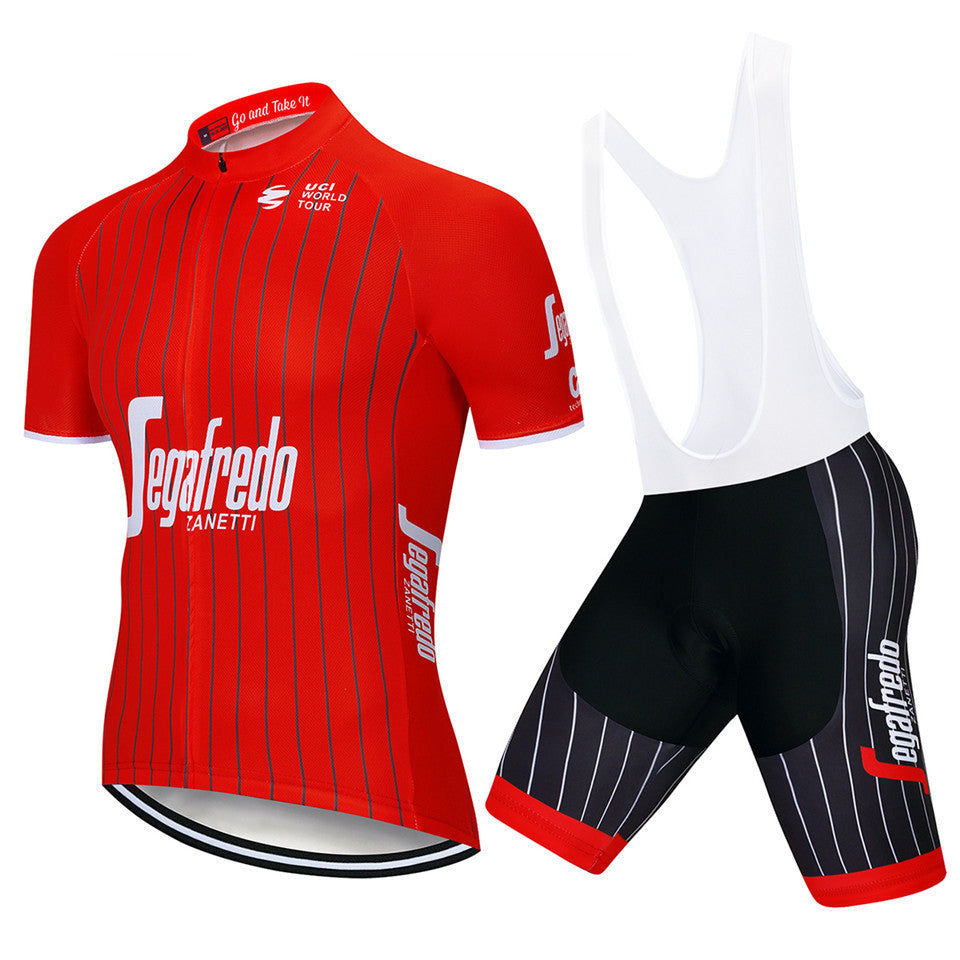 New Cycling Suit Short Sleeve Men'S Top Road Bike Breathable