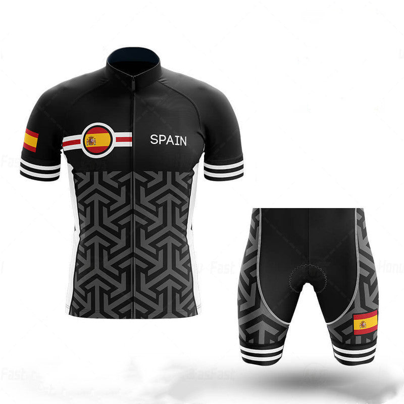 Uni sex Short-sleeved Bib Cycling Jersey Suit Bicycle Men And Women