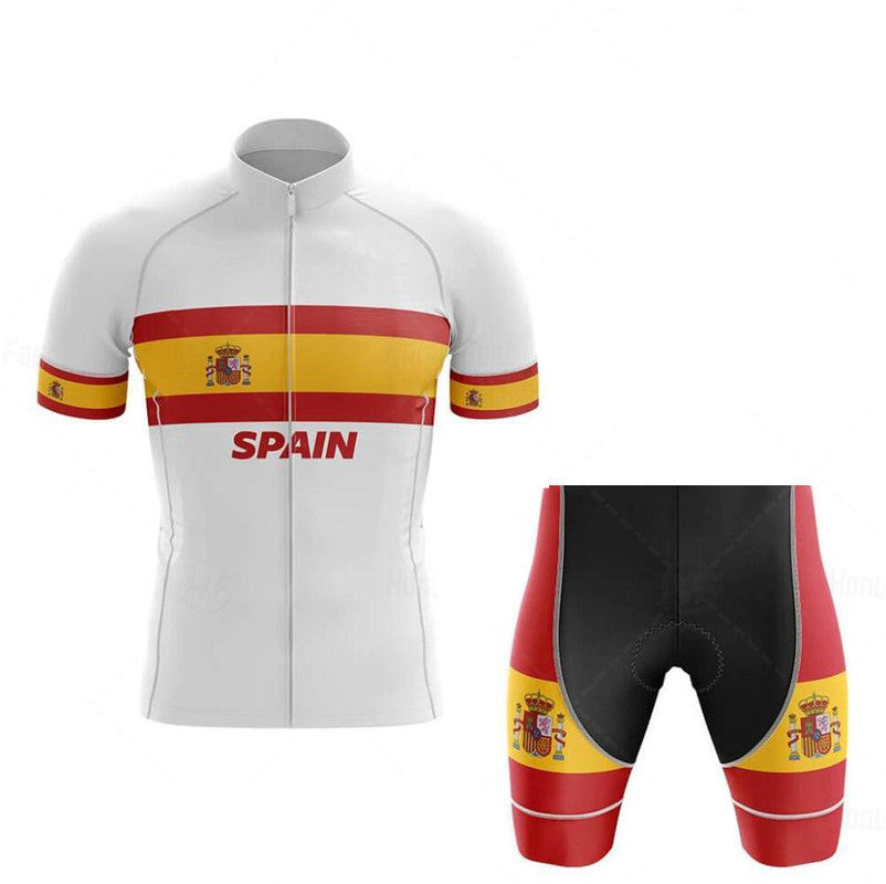 Uni sex Short-sleeved Bib Cycling Jersey Suit Bicycle Men And Women