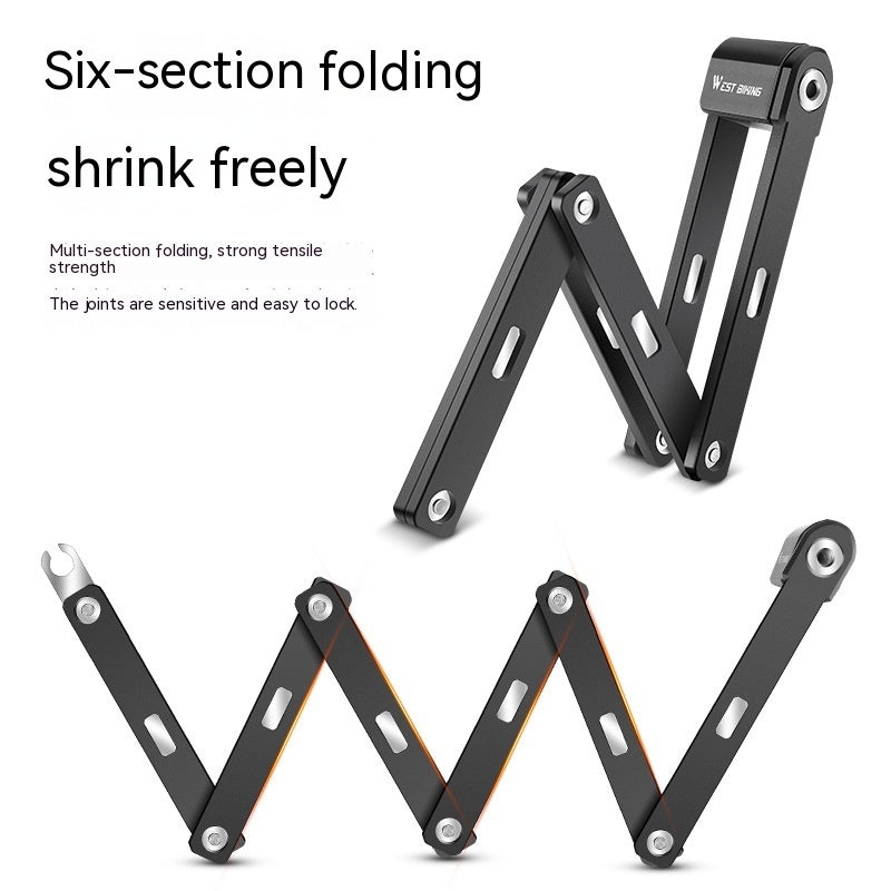 Bicycle Folding Security Lock Cycling Fixture