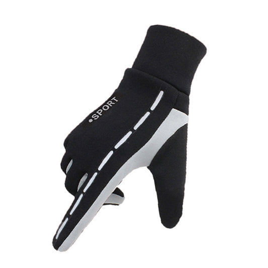 Reflective outdoor cycling gloves