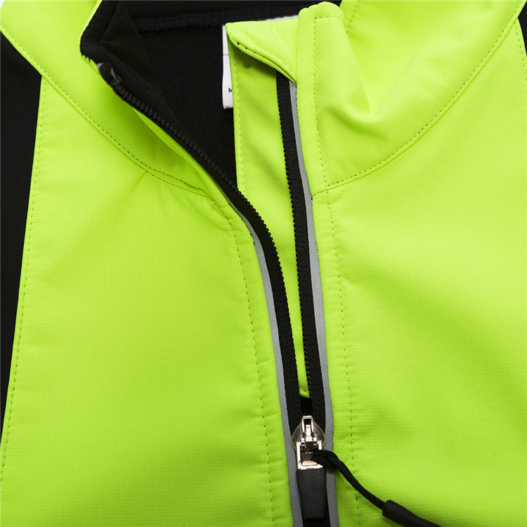 Soft shell Thermal Fleece Cycling Jacket