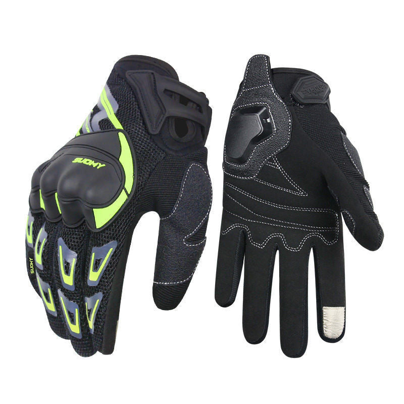 Men's long cycling gloves