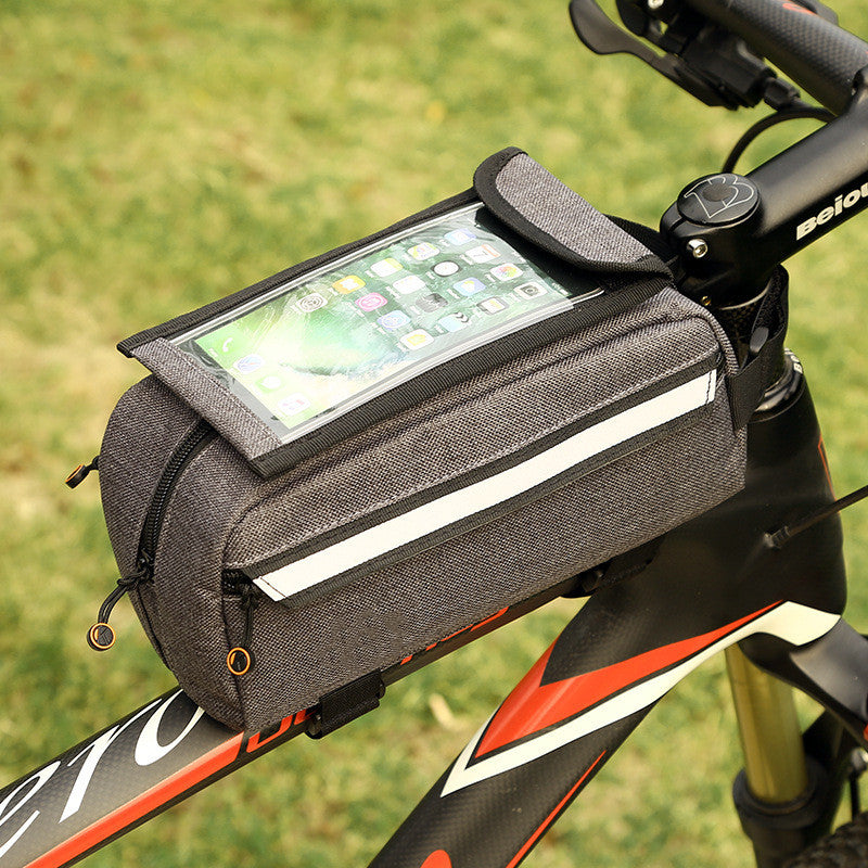 Bicycle bag front beam storage bag