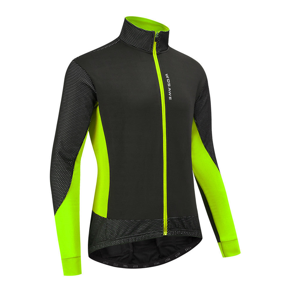 Autumn and winter cycling warm long-sleeved jacket