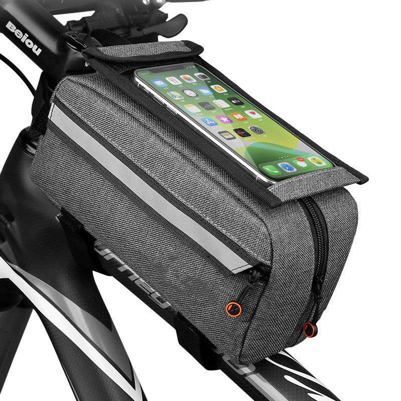 Bicycle bag front beam storage bag