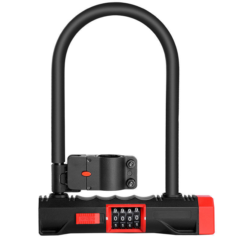 Electric bicycle lock U-shaped lock