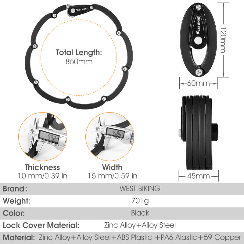 Bicycle Lock Burglar Key Lock