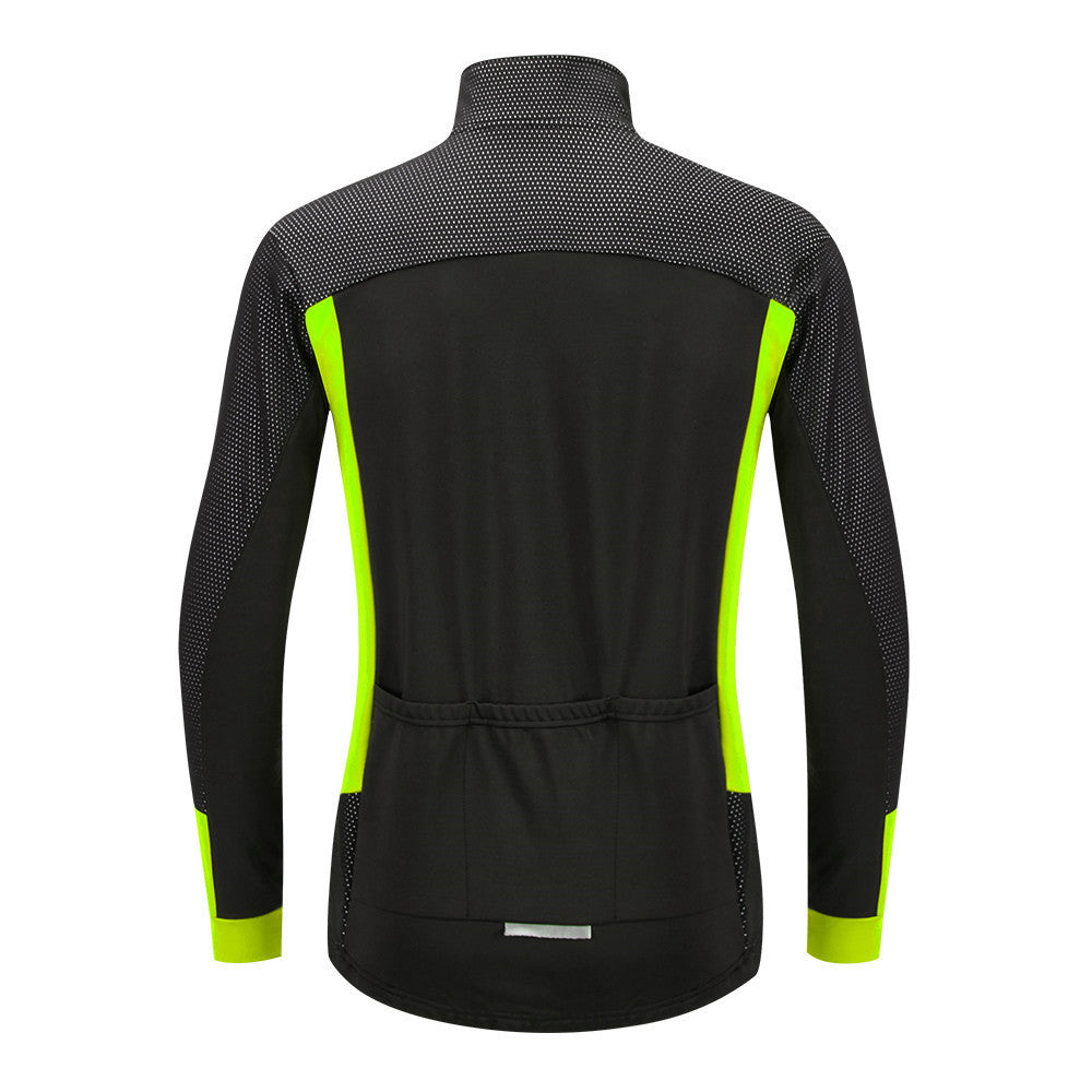 Autumn and winter cycling warm long-sleeved jacket