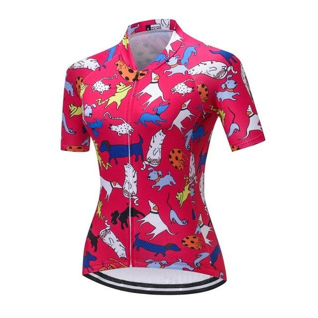 Women Cycling Jersey Shirt