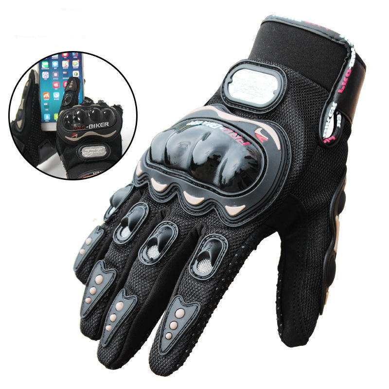 Men's long cycling gloves