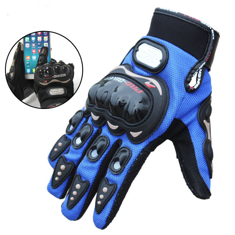 Men's long cycling gloves