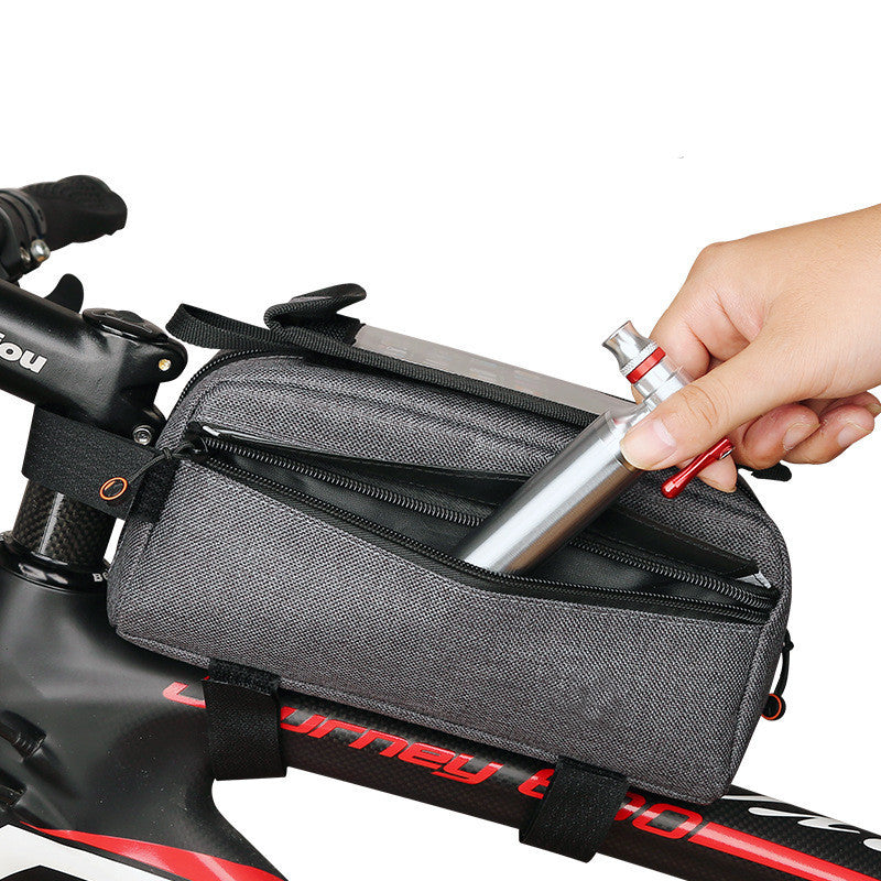 Bicycle bag front beam storage bag