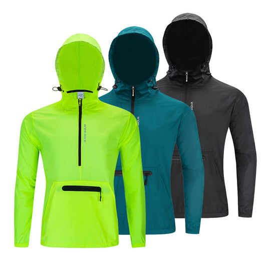 Bicycle Motorcycle Riding Windbreaker Waterproof Raincoat Long Sleeve Jacket Cycling Wear