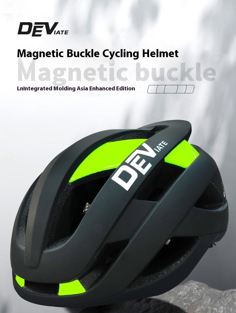 Bicycle Helmet Full Boud Edage Belt Fly Net Unisex Breathable Integrated Mountain Bike Riding Head